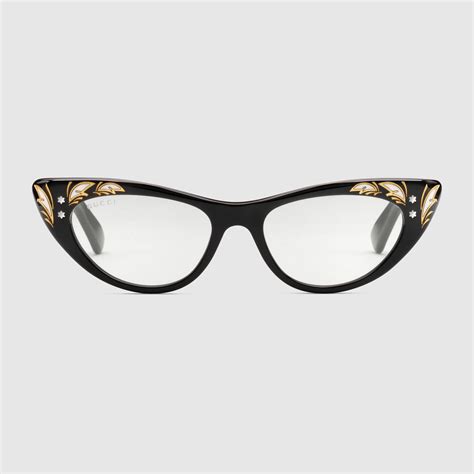 gucci cateye optical frames|Gucci 49mm cat eye sunglasses.